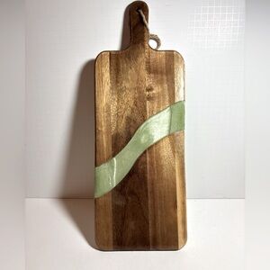 Serving Board, Charcuterie Board, Party Platter,  wood with resin epoxy